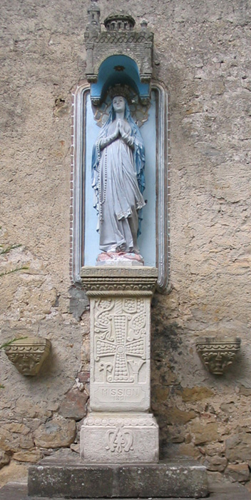 Het monument van Onze-Lieve-Vrouw van Lourdes anno 2006