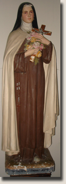 Het beeld van de Heilige Theresia