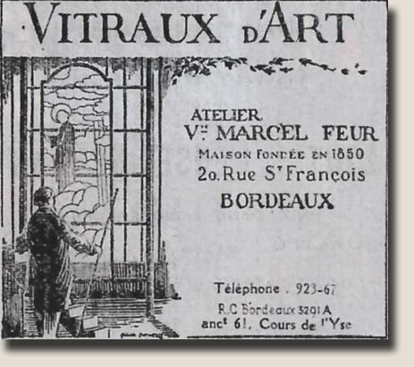Een advertentie van het Maison Feur uit 1939