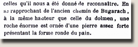 De vermelding van de Broodrots door Boudet in La Vraie Langue Celtique